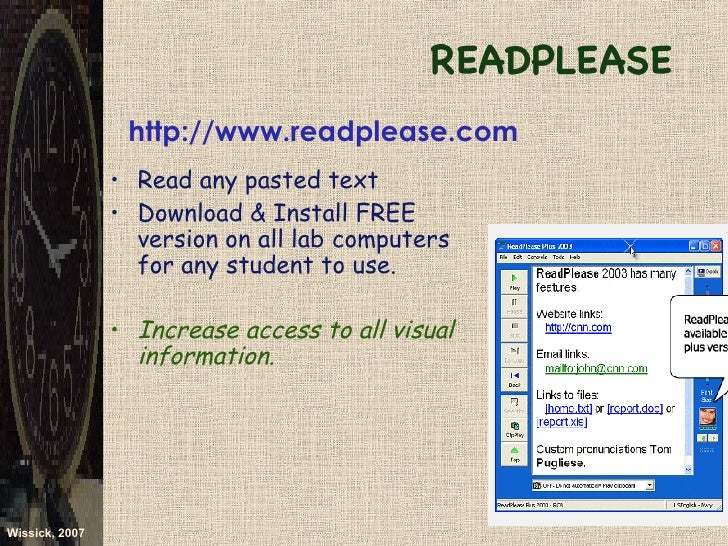 TÉLÉCHARGER READPLEASE 2003 READPLEASE 2003 TÉLÉCHARGER